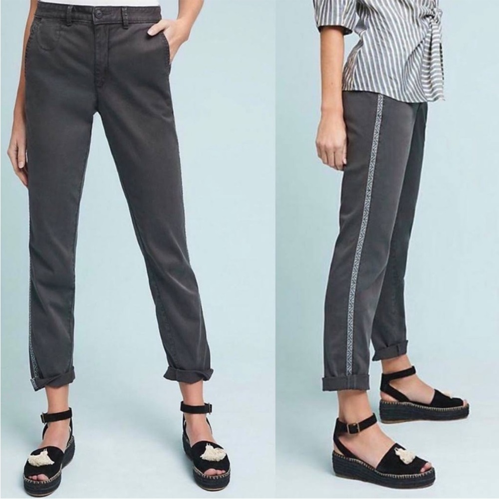 Anthropologie Relaxed Chino Pants.